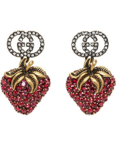 gucci strawberry jewelry|Gucci rings for women.